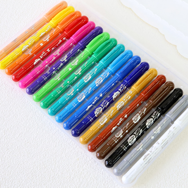 (아모스) 파스넷 색연필 18색 부드러운 색연필