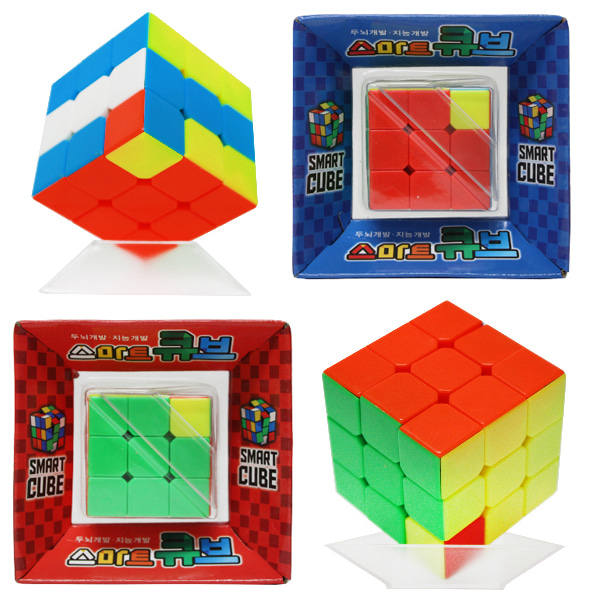 (TOY7) 5000 스마트 큐브 3X3 6개입1갑 부드러운큐브  칼라큐브 퍼즐