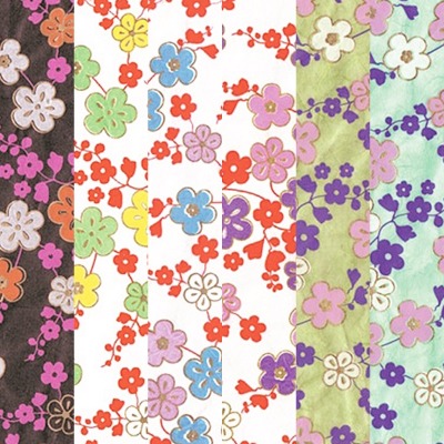 (예한한지) 응용한지3 벚꽃지 색상 1장 전통 포장지