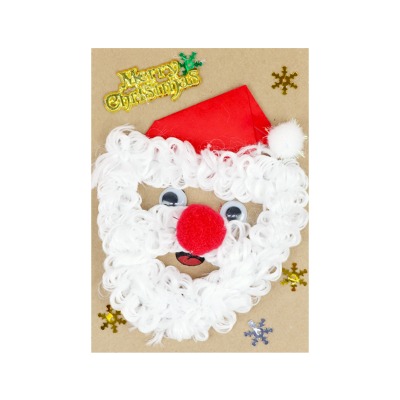 (재미스쿨) 크리스마스 카드만들기 패키지 32번 5인용 DIY 카드 꾸미기