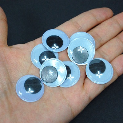 (재미스쿨) 5000 인형눈알 인형눈 DIY 인형만들기 재료 ( 비접착 24mm x1통 )
